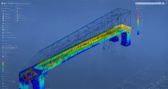 Structure de pont avec carte de résultats